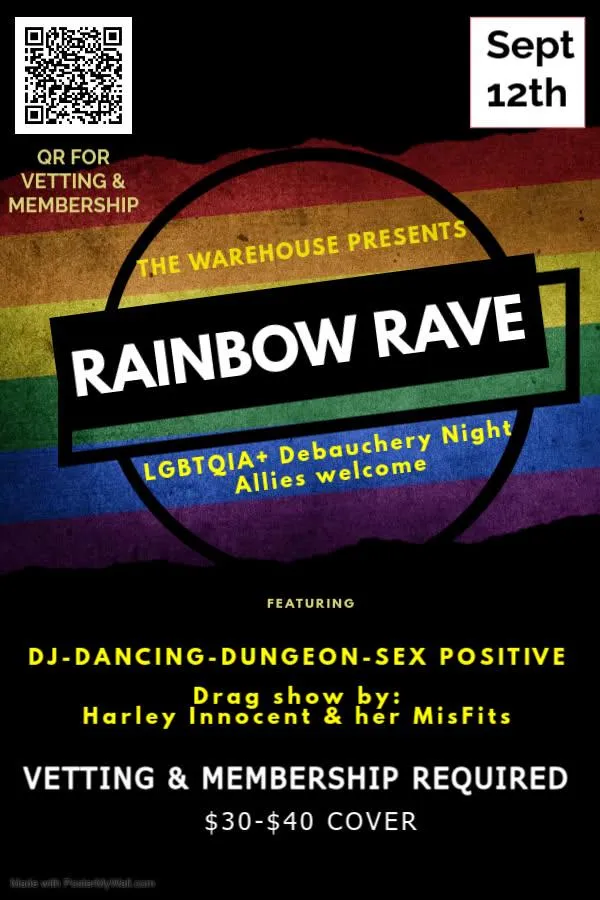 We are 2 weeks out from our next Rainbow Rave!