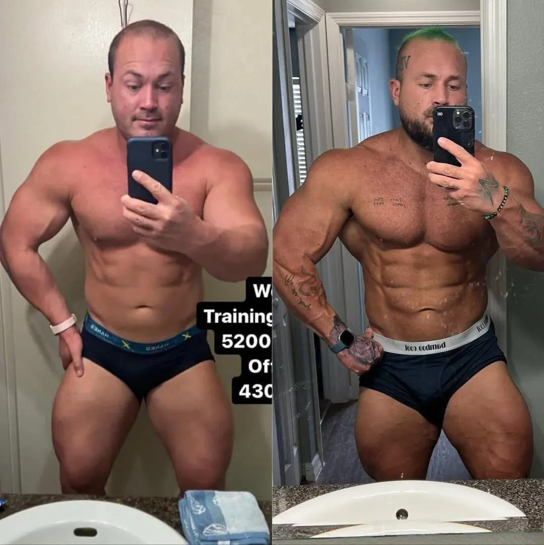 250lbs — a different 250lbs in 4 years