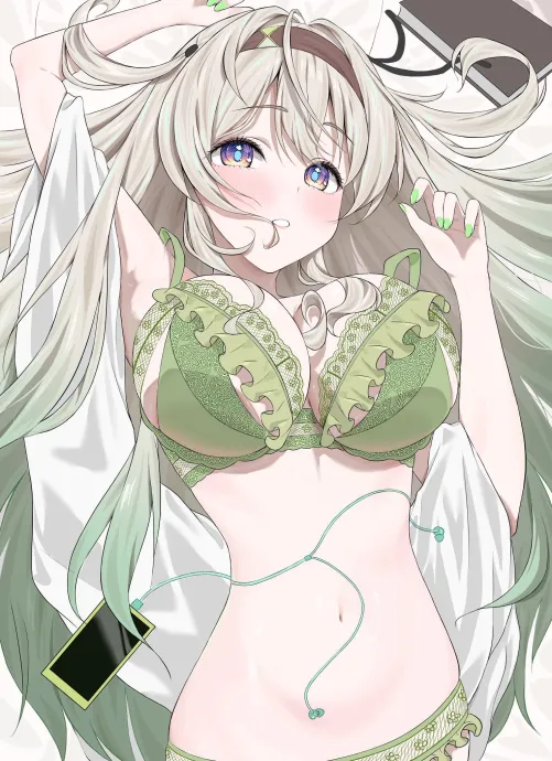 Firefly chilling in lingerie