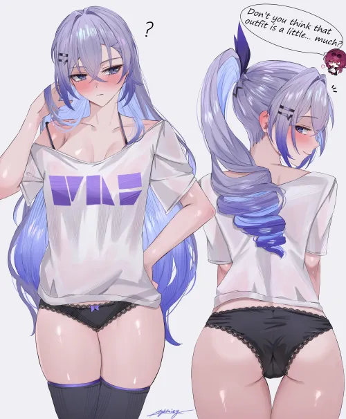 Front and Back SIlver Wolf