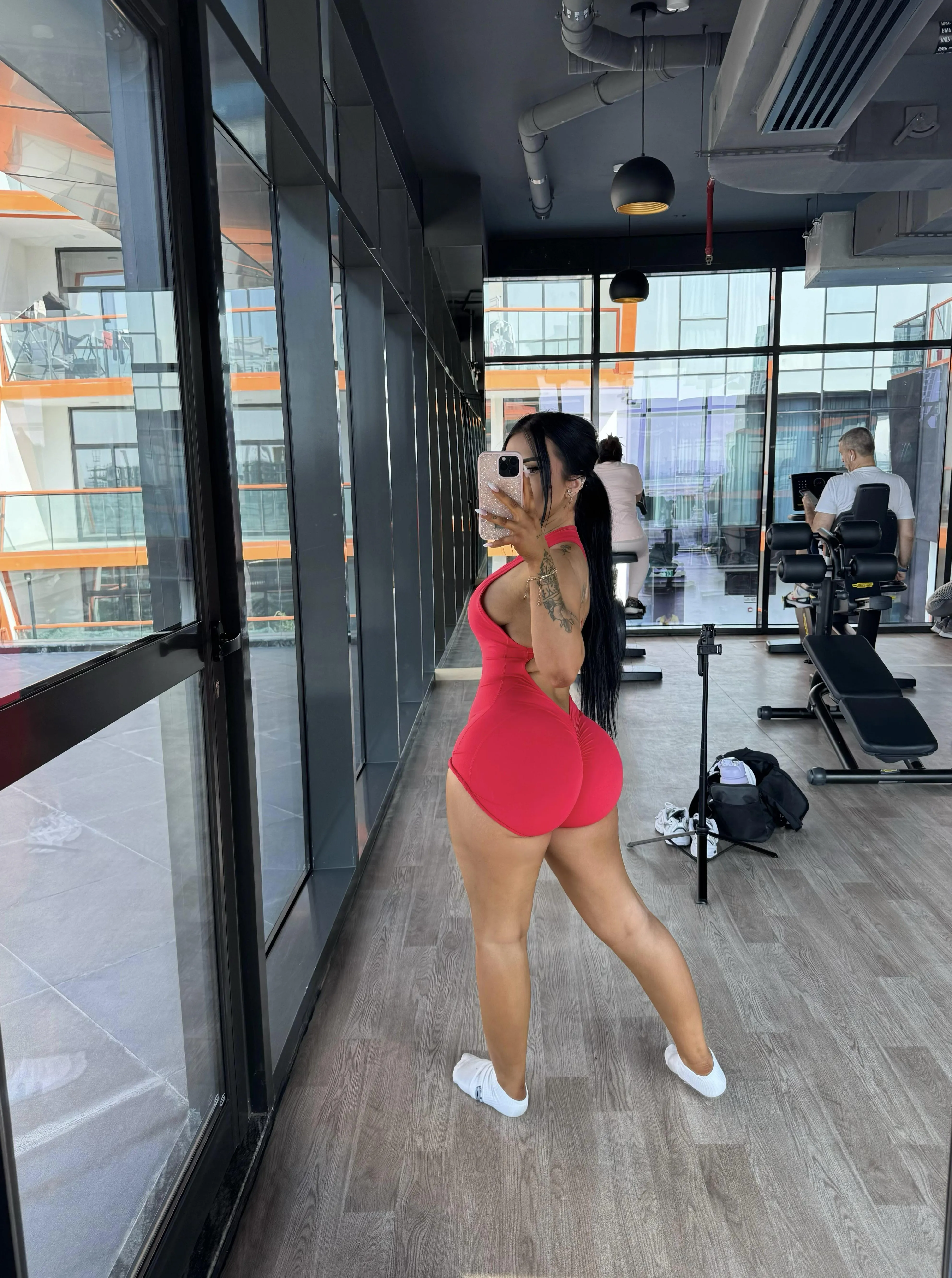 I hope this wouldn't distract you from your workout too much