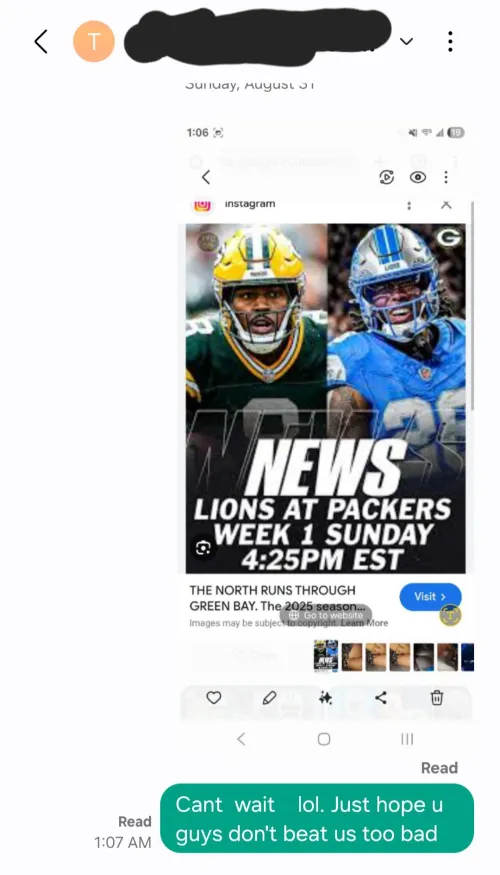 It was left on read... no response, maybe it was just late and he didn't notice? Or maybe he was freaked out. Idk