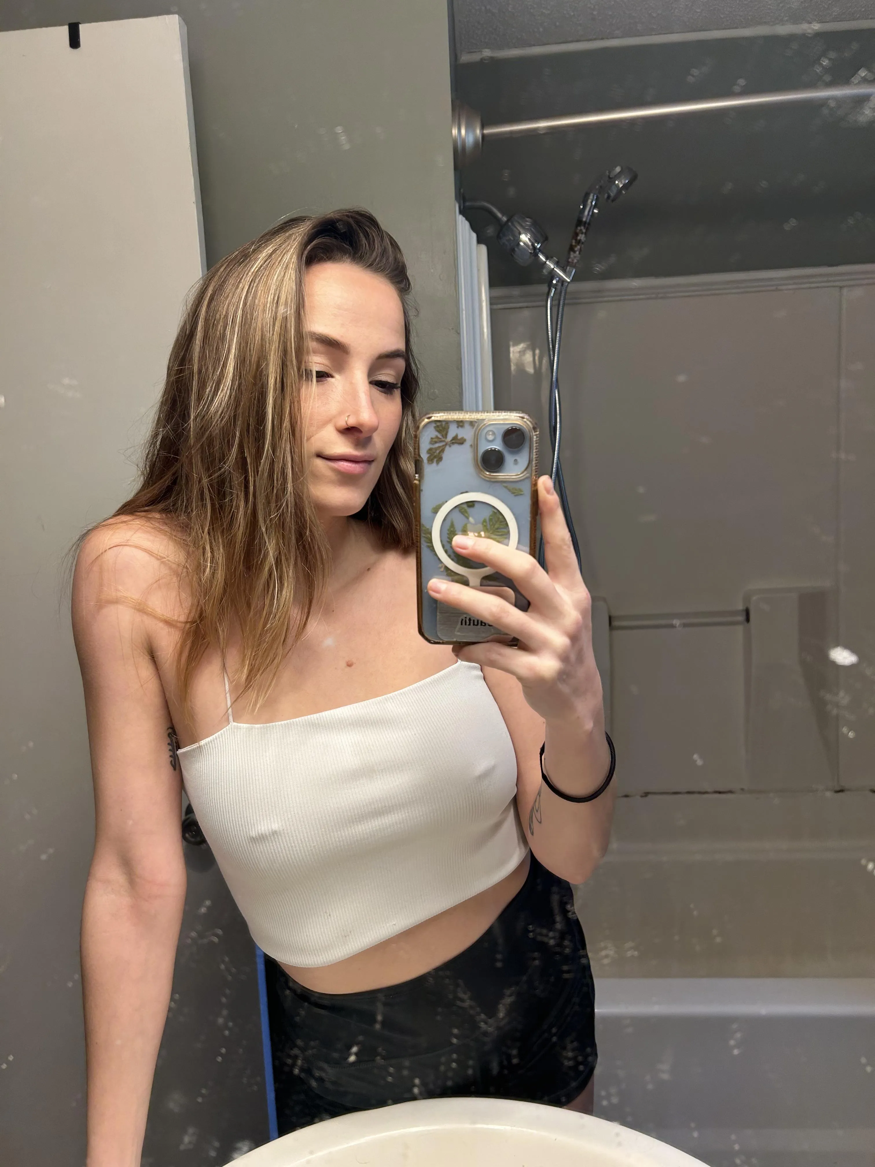 My favorite white crop top