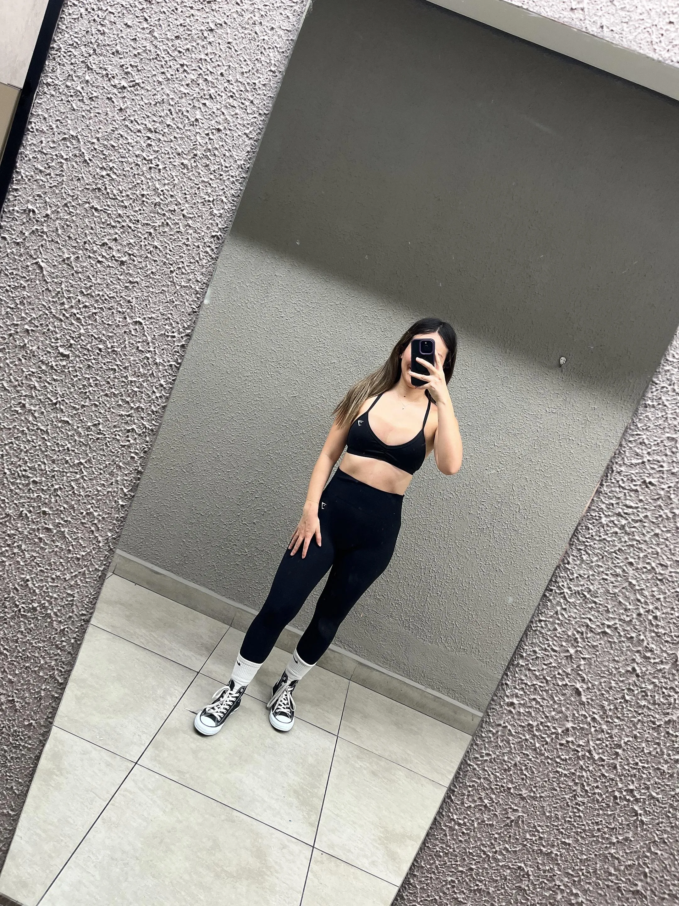 My gym buddy black chucks