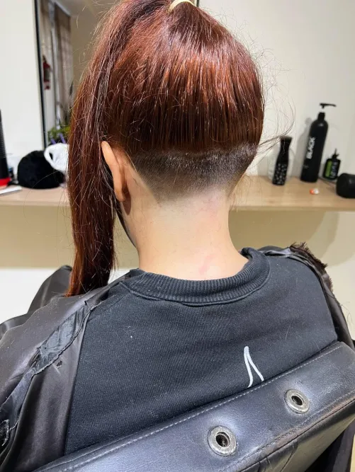 shave and my hair up !