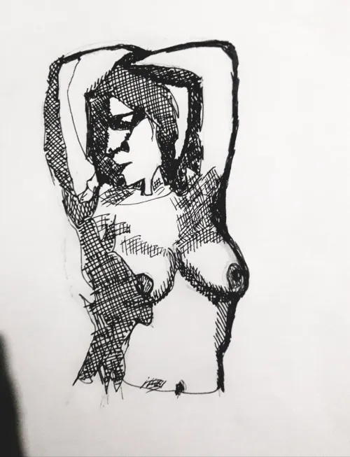 she's stunning, quick sketch