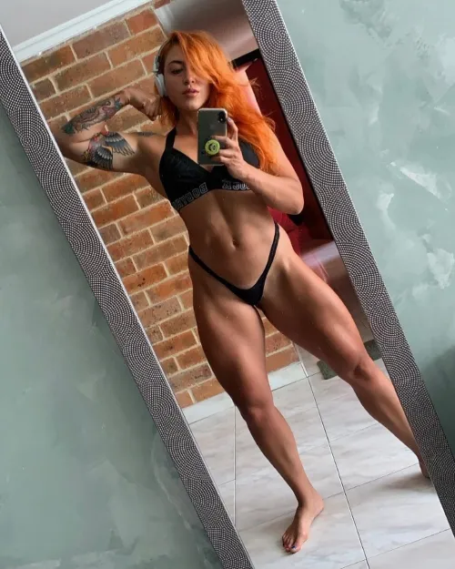 Your dream muscle girl is right here, waiting