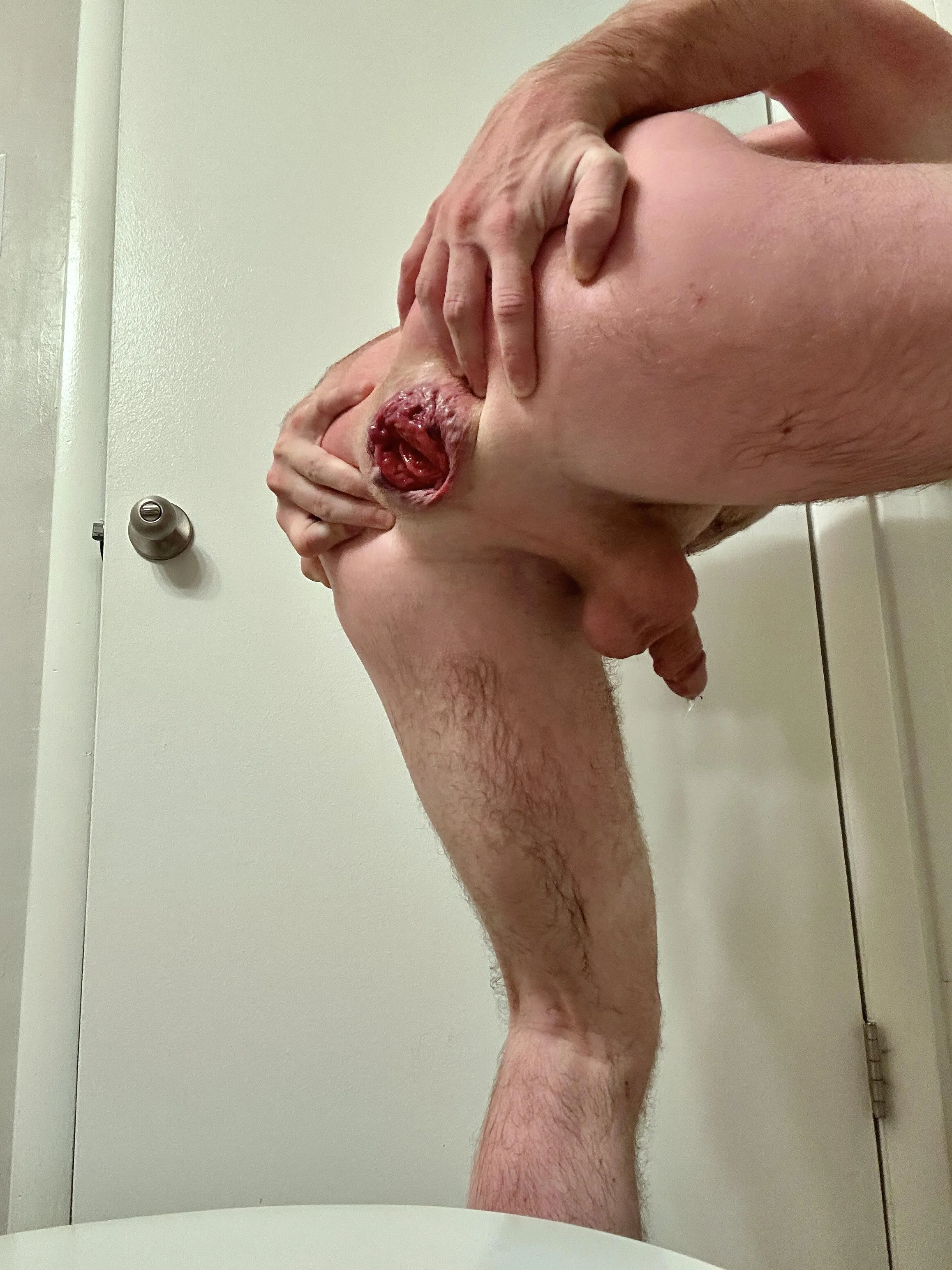 Day-after play gape!