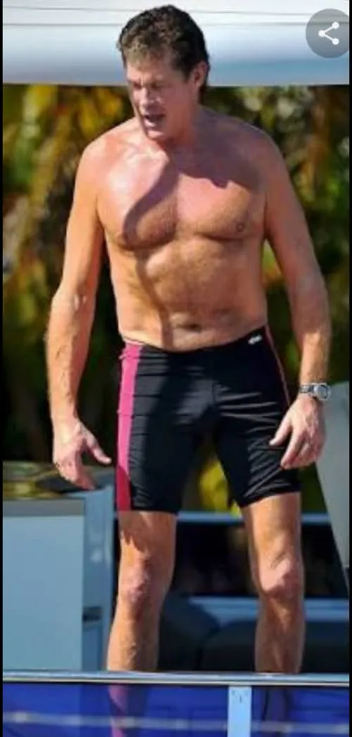 David Hasselhoff - Main Actors from Knight Rider and Baywatch.