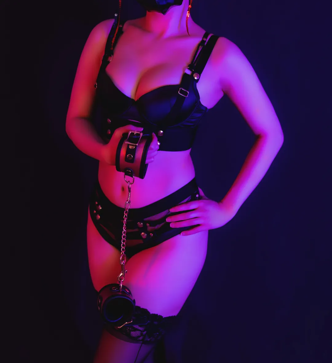 Another photo from my bdsm themed boudoir shoot