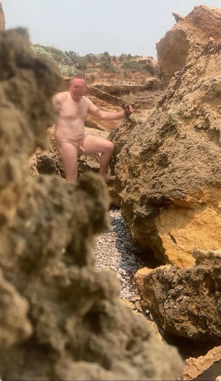 Making my way to the beach