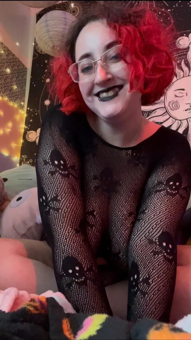 Beautiful in fishnets