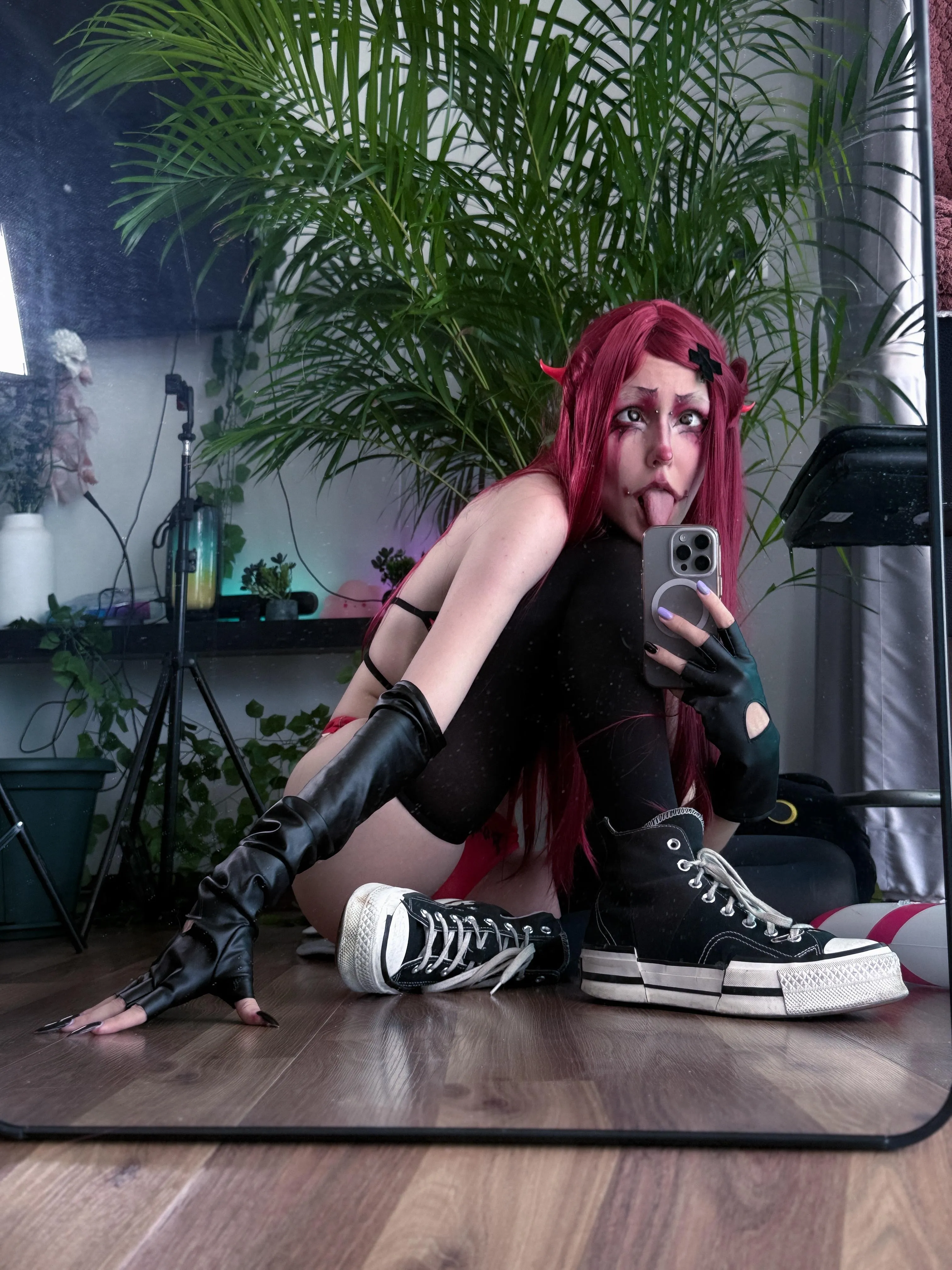 a joking and devilish clown