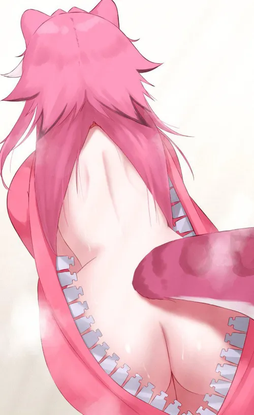 Big cat out of the costume