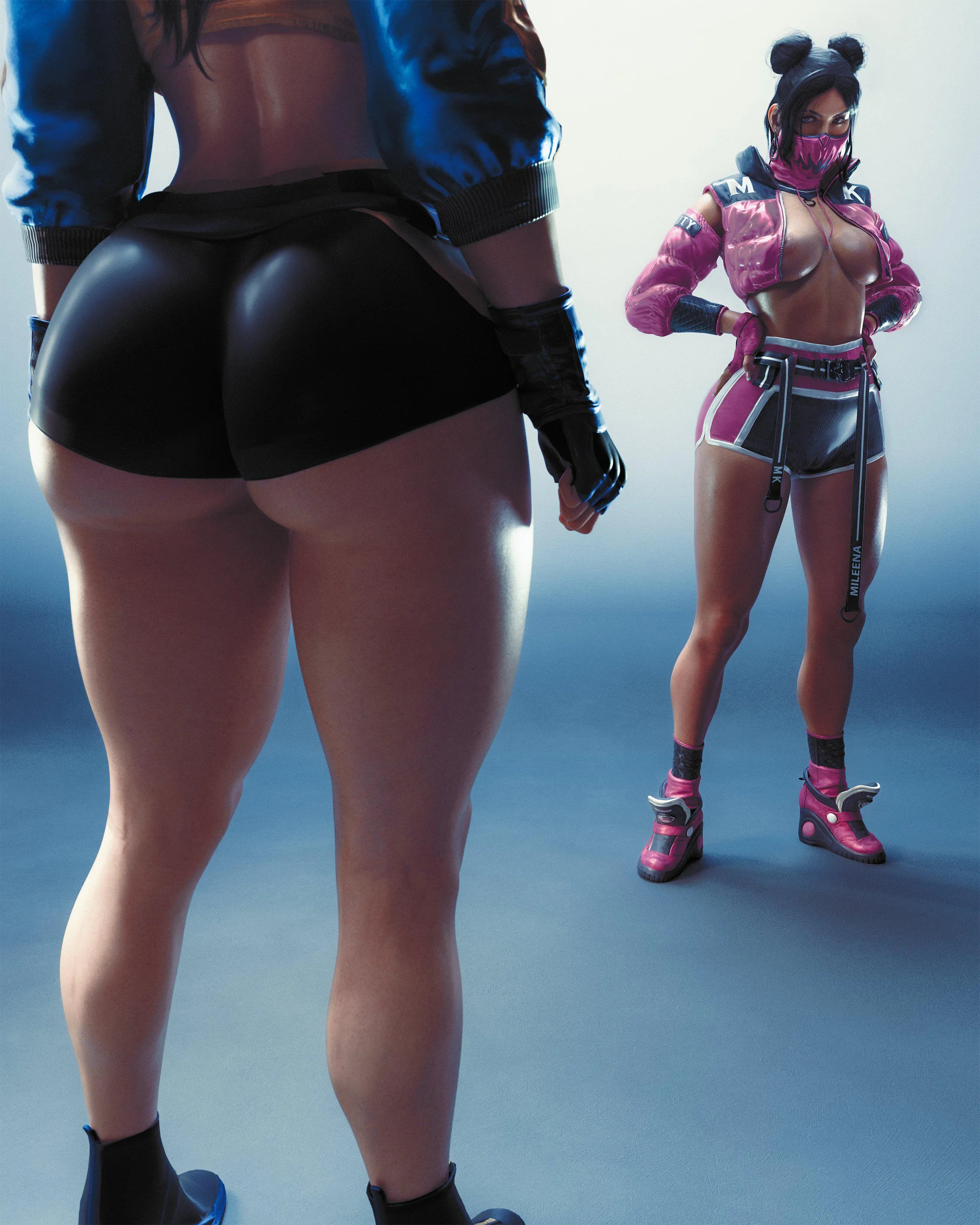 Kitana and Mileena (nv3d)