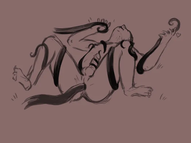 Random guy playing with tentacles