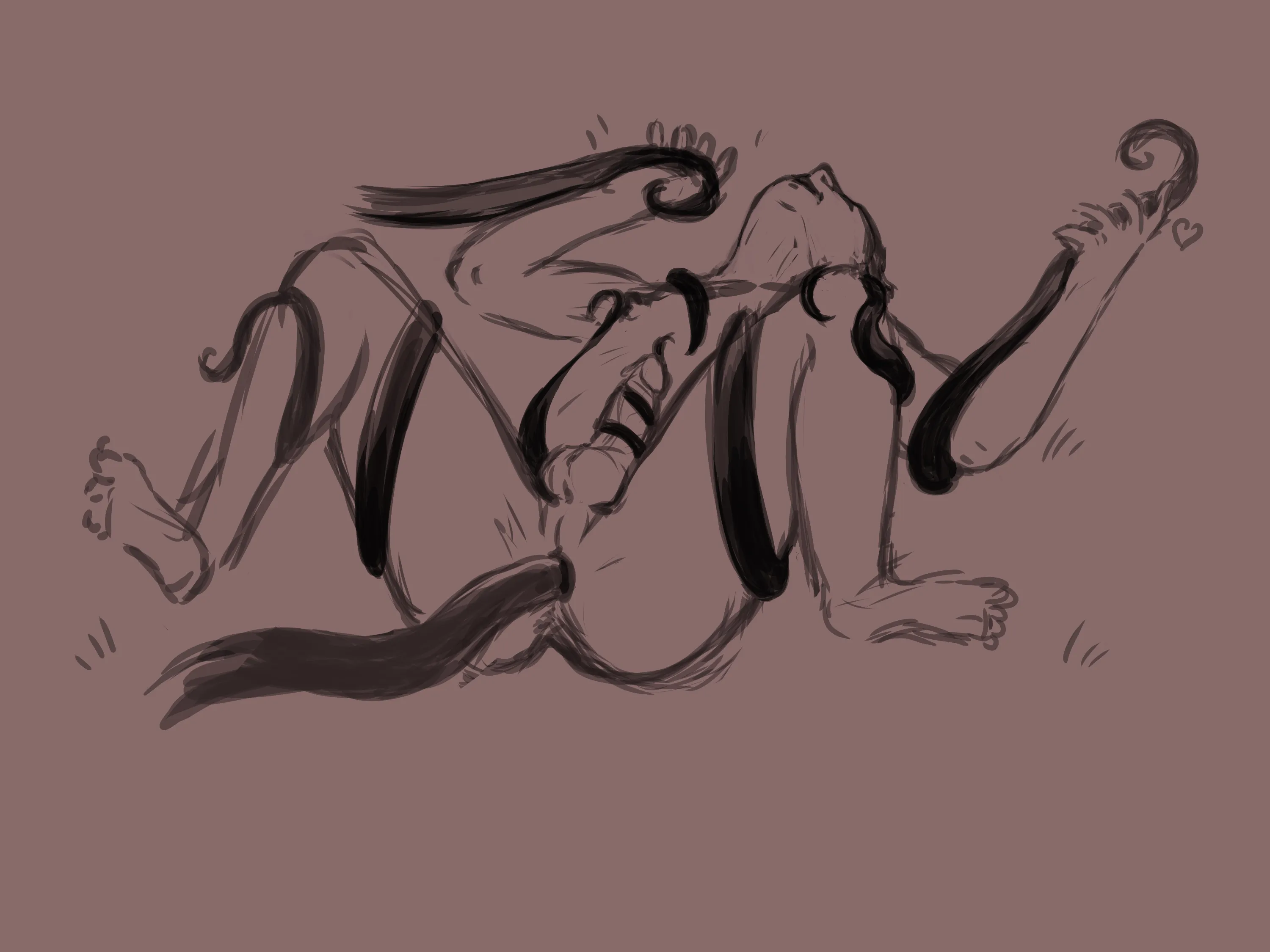 Random guy playing with tentacles