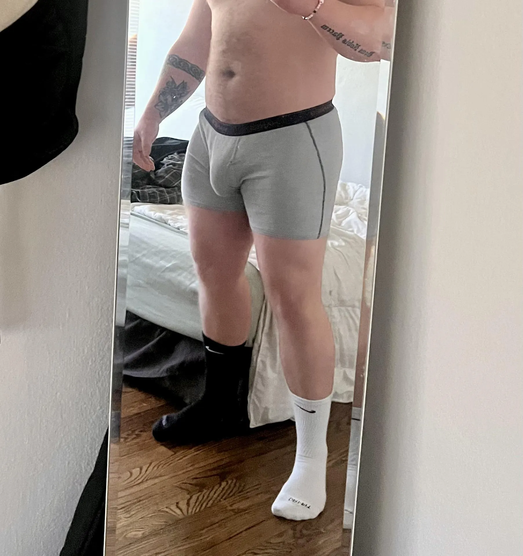 stretching out a new pair