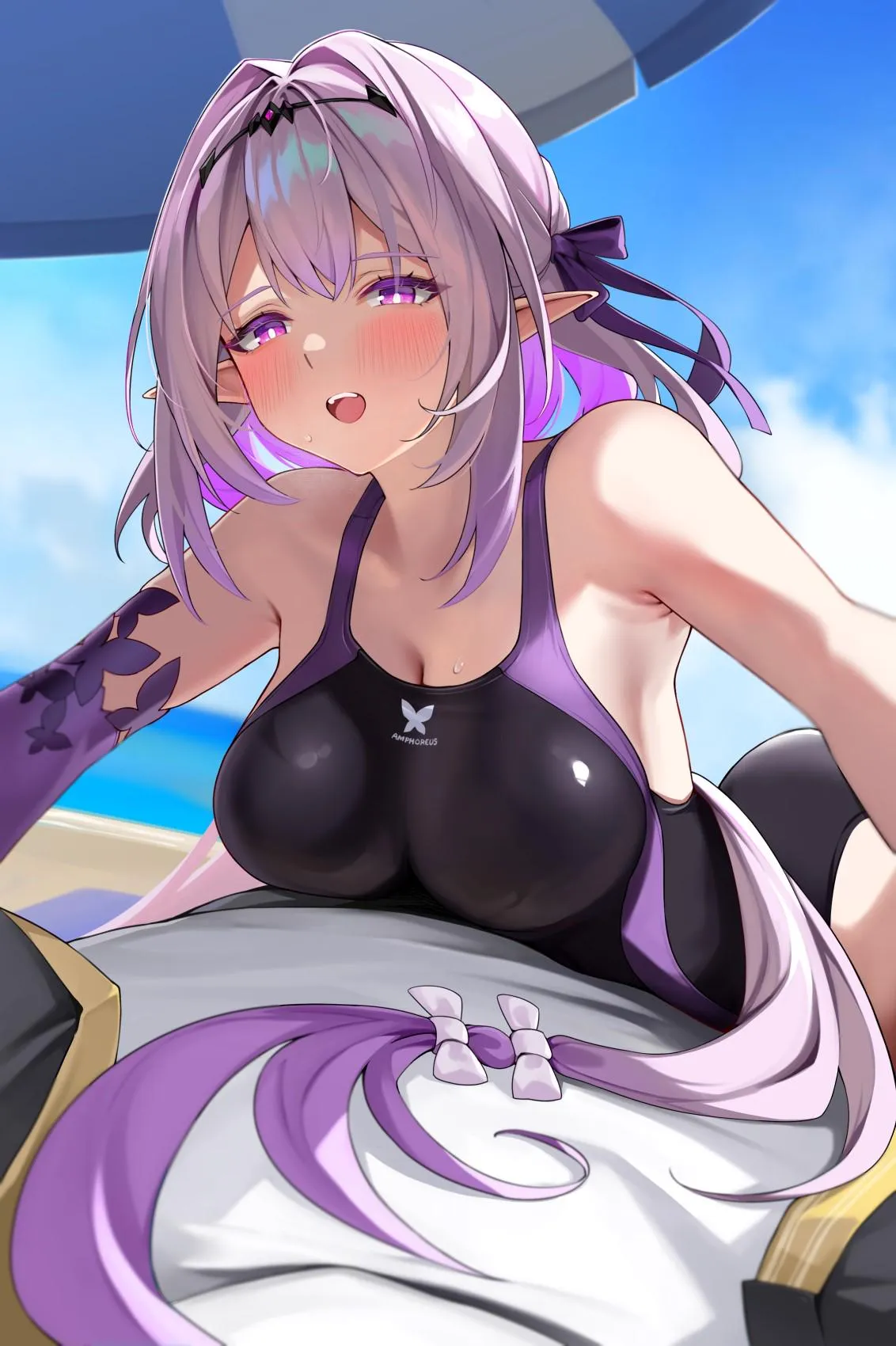 Castorice in swimsuit at beach (matrix16 / matriks_16)