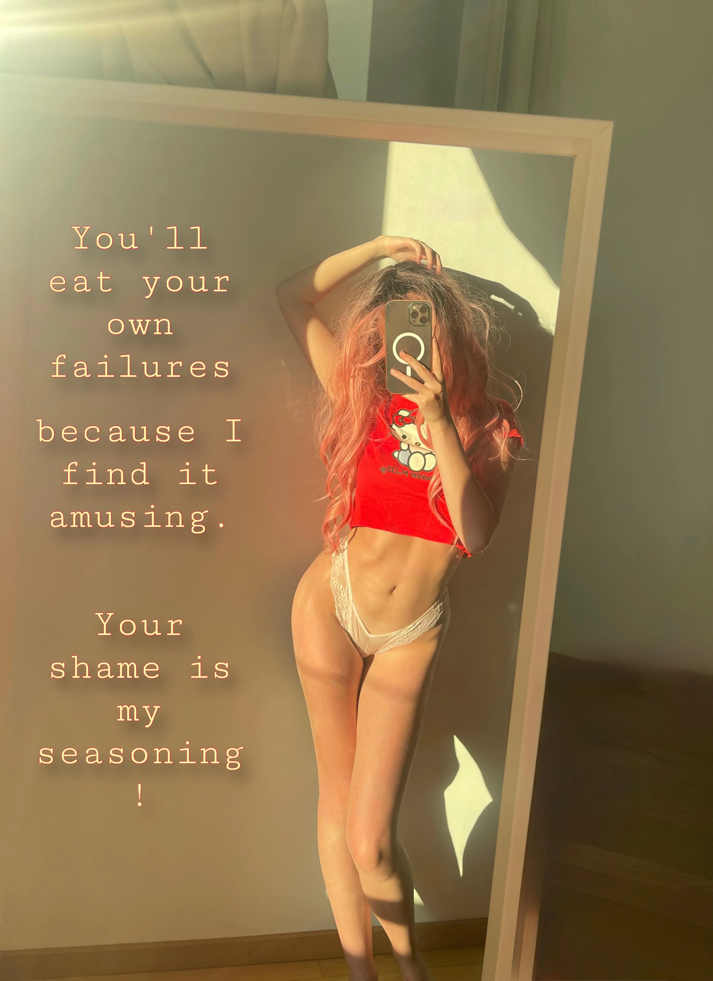 Do what mommy says.. now! 💦