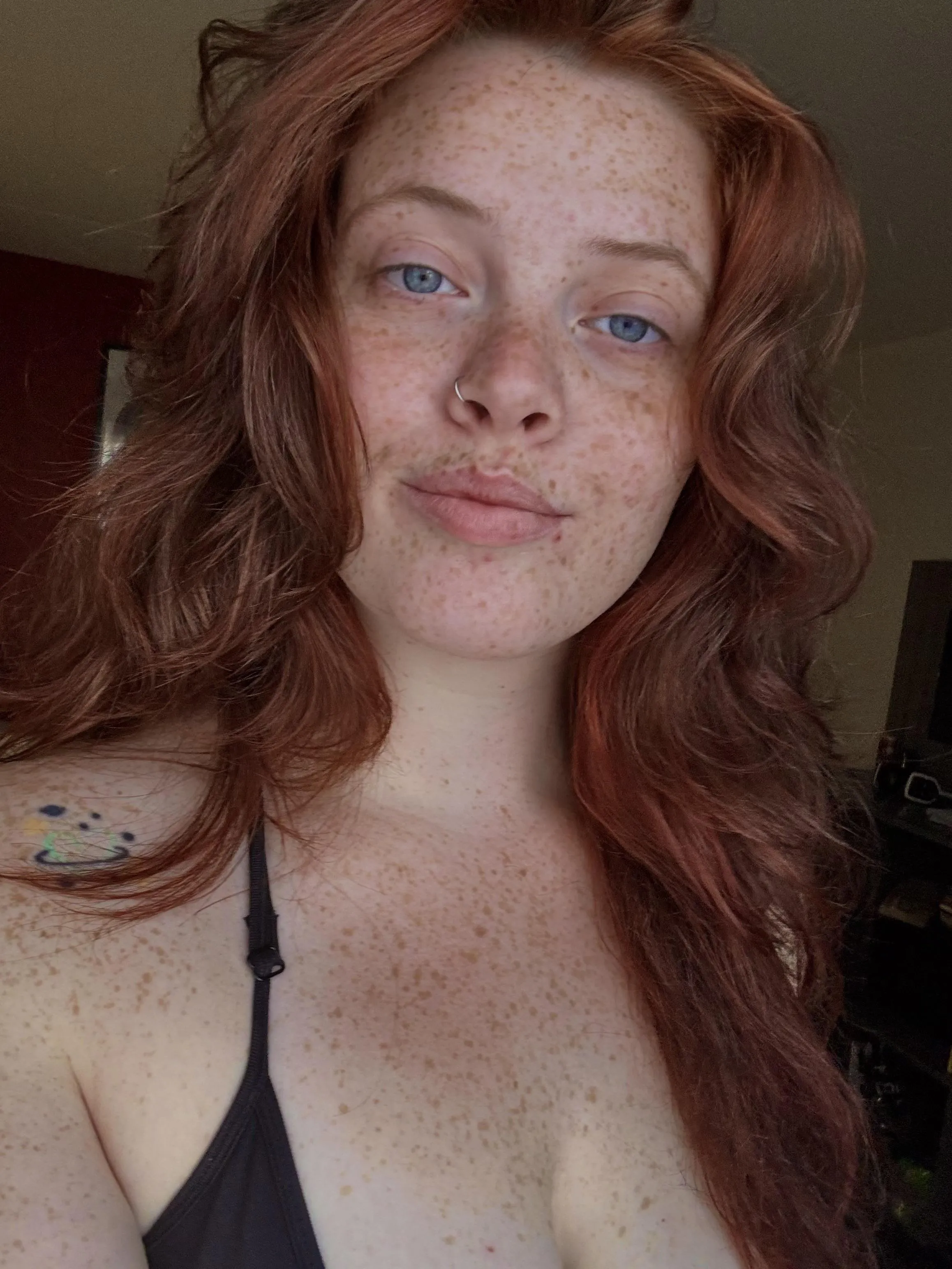 You’re first show of devotion is counting my freckles 😌