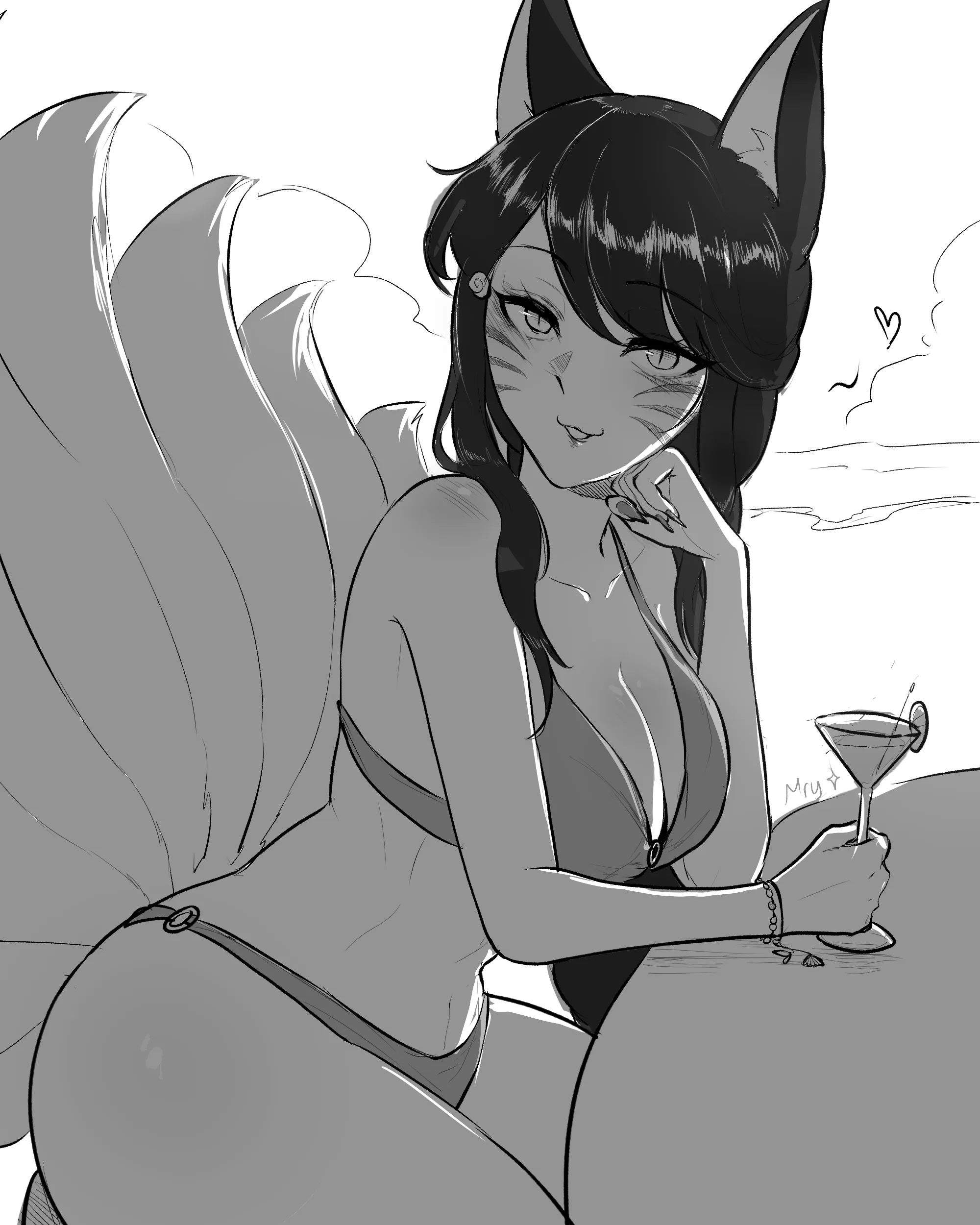 Beach Ahri (MaryDjiang)