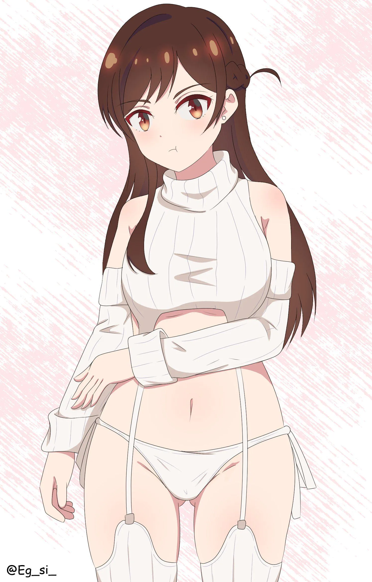 Chizuru Mizuhara Pouting (Rent A Girlfriend)