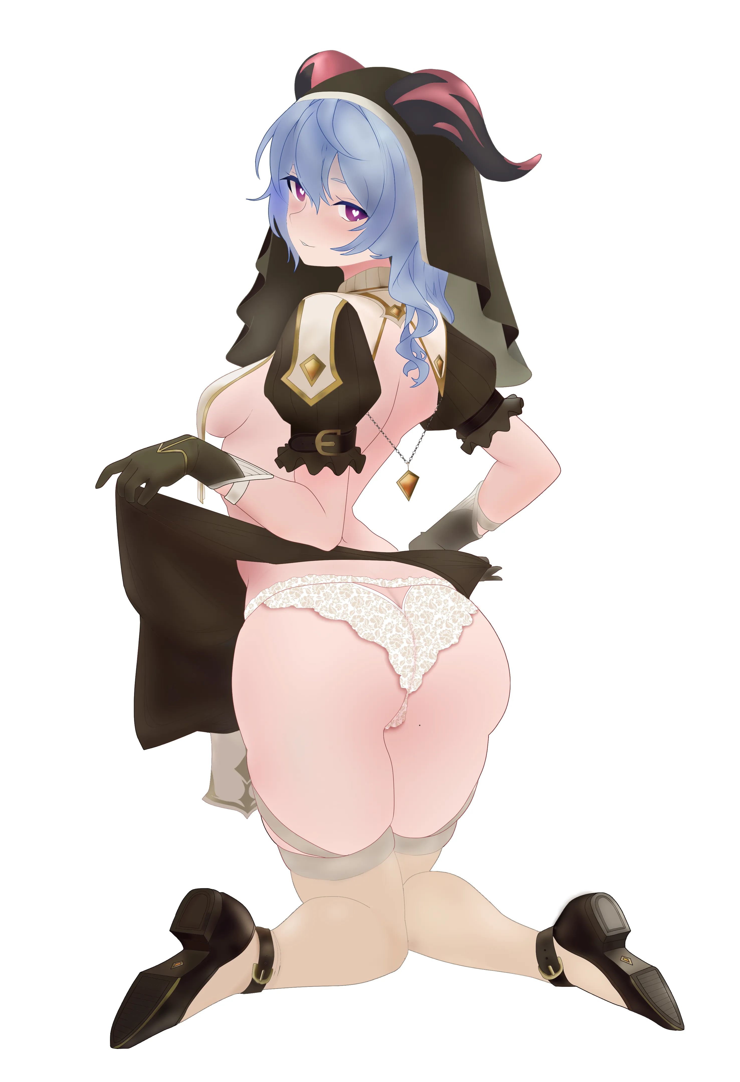 Daily Ganyu Lewdie #1350 Holy Booty~