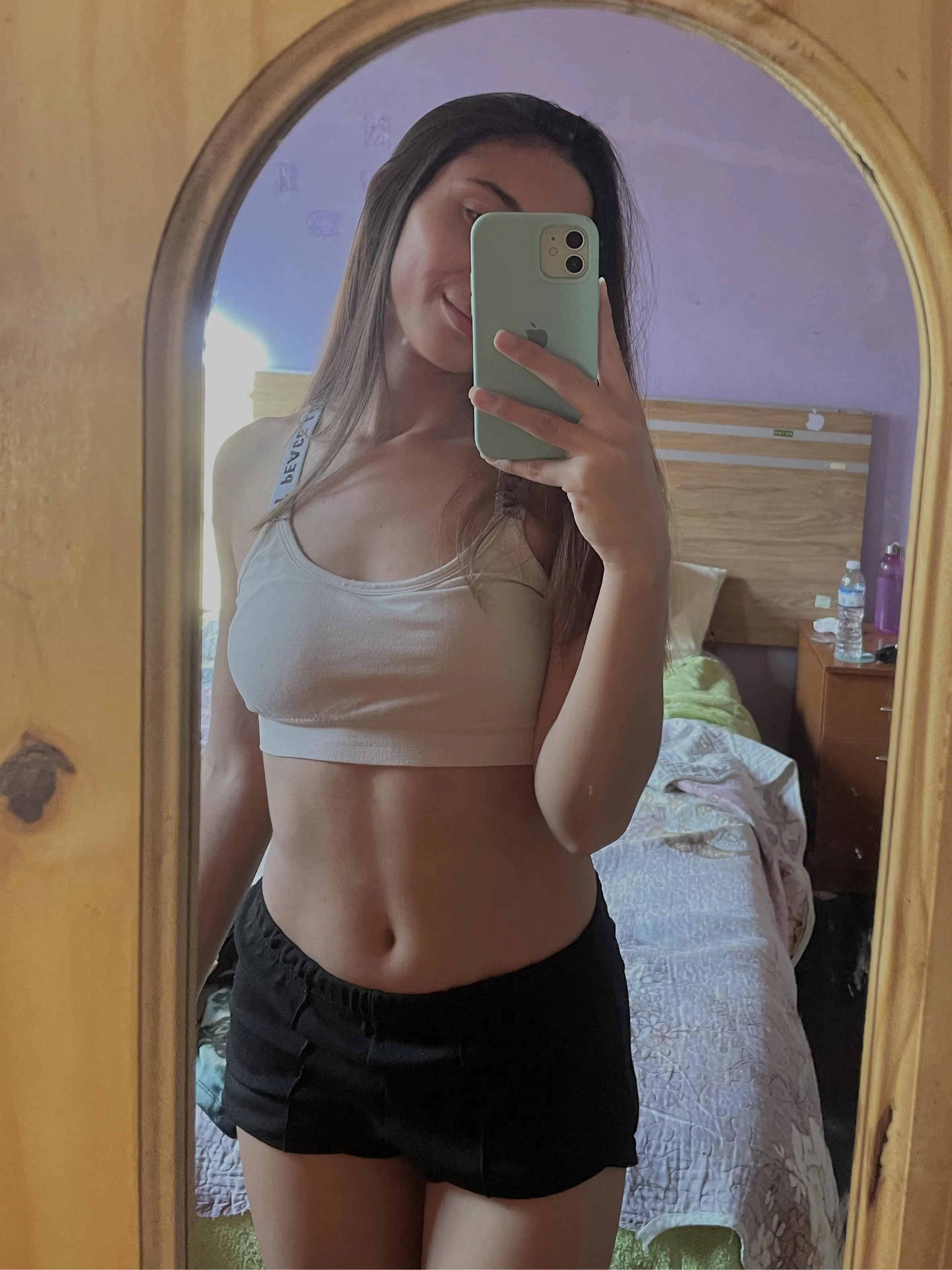 Do you want a closer look at my naughty bellybutton?