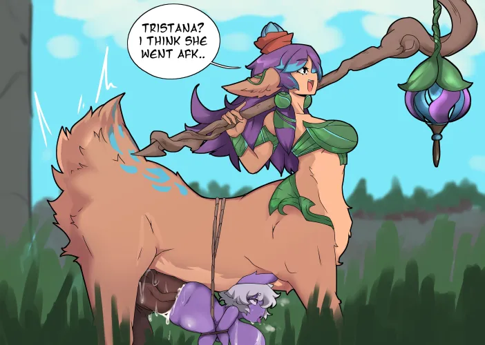 Futa centaur bellyriding (Sumidero)