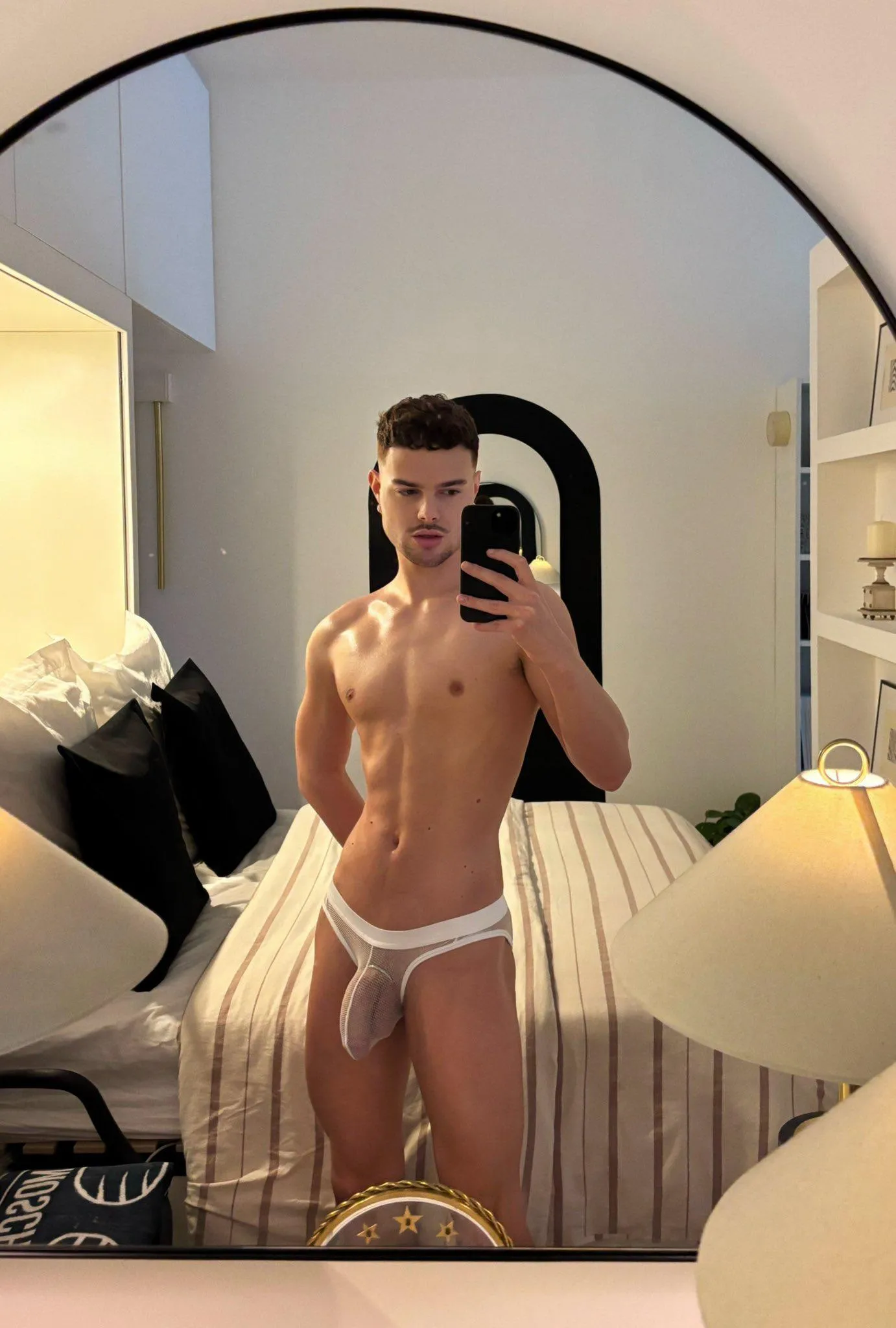 Gothy's donkey dick in undies