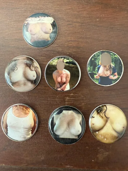 Husbands new ball markers, his friends seem to like them!