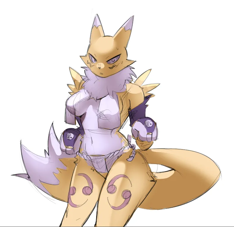 I tried to draw furry (AruPG)