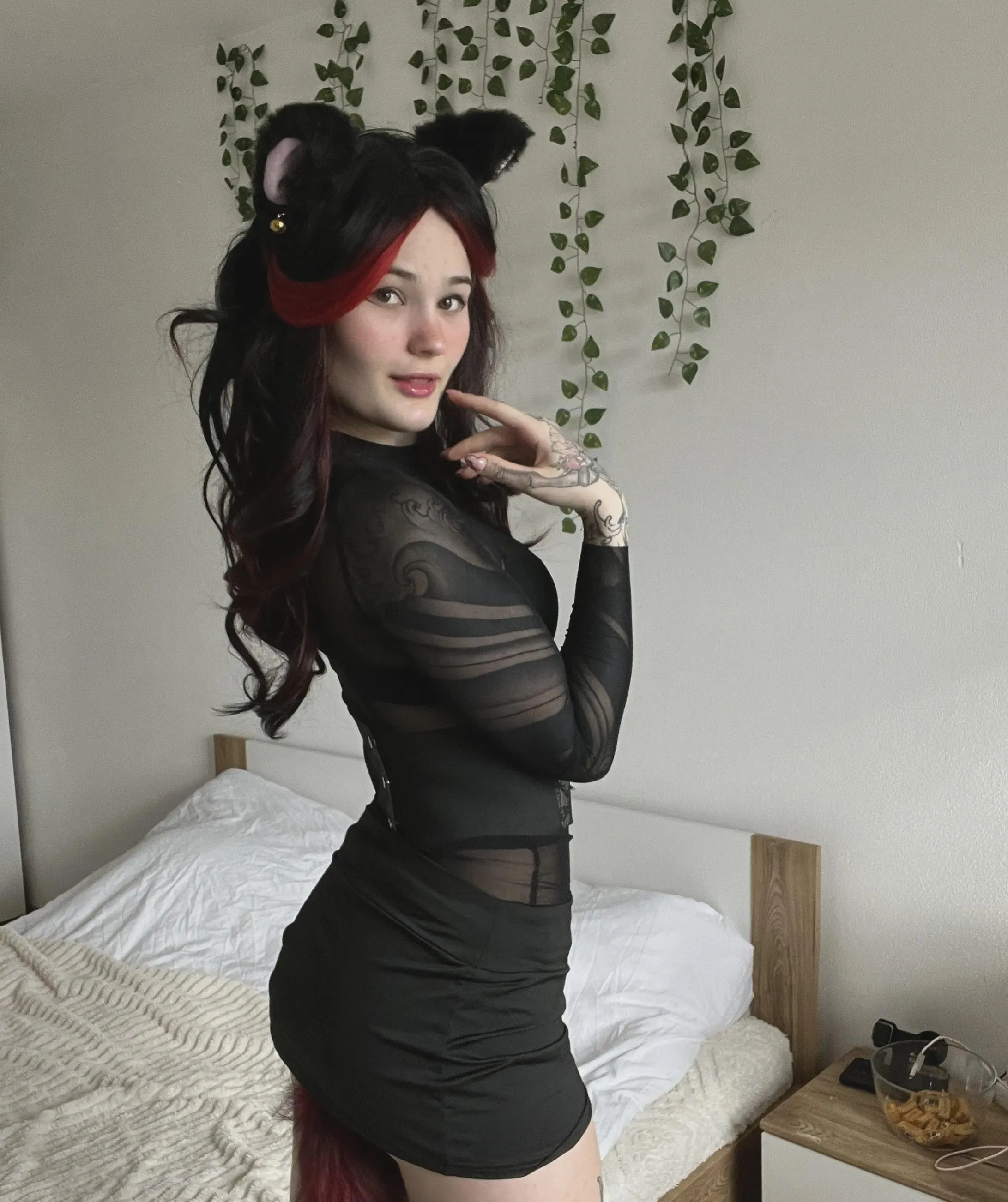 I'll leave claw marks on your back, meow