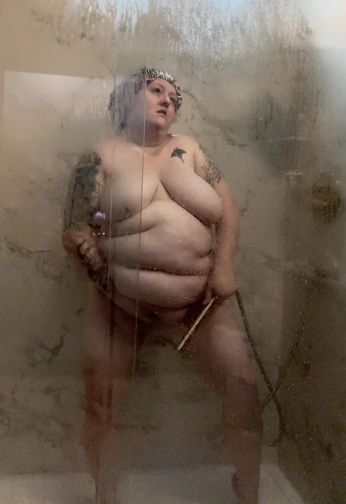 It got hot and steamy in my shower today ;)