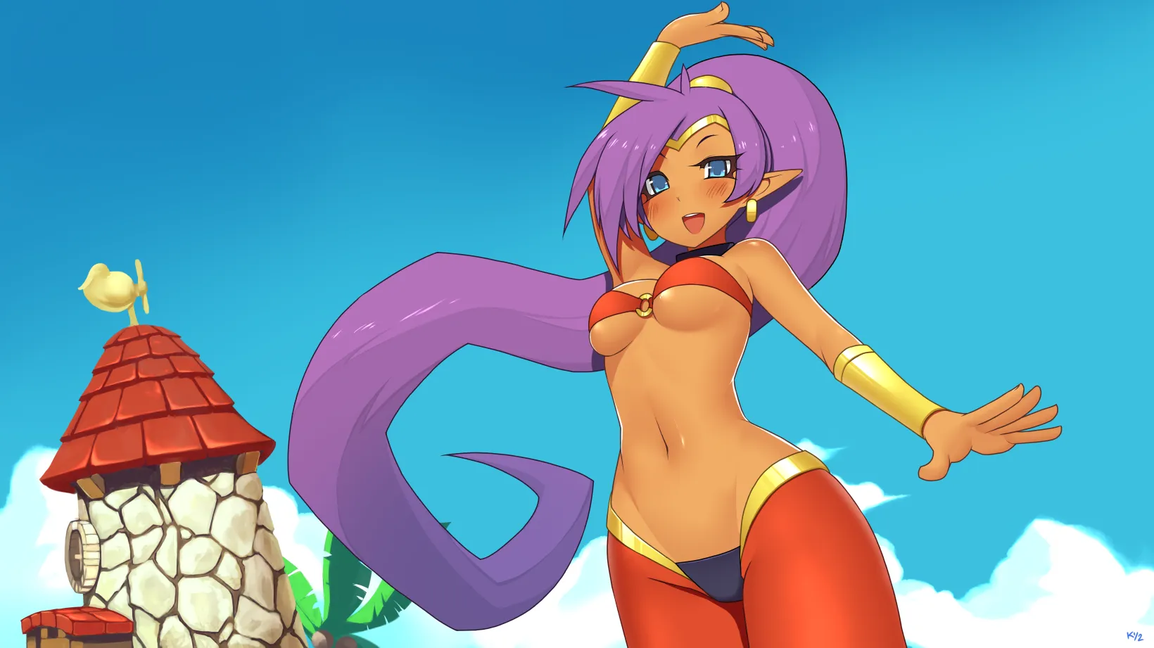 Shantae Waving [Shantae]