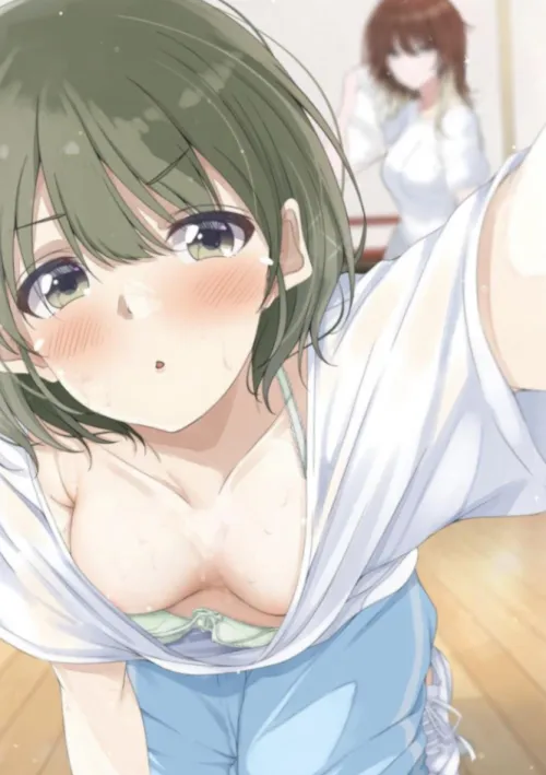 Something is peeking out