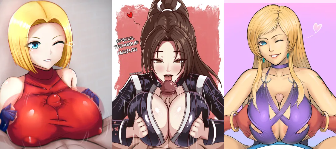 I don't win the $4 mil, can I at least get some tittyfucks from the Fatal Fury babes?