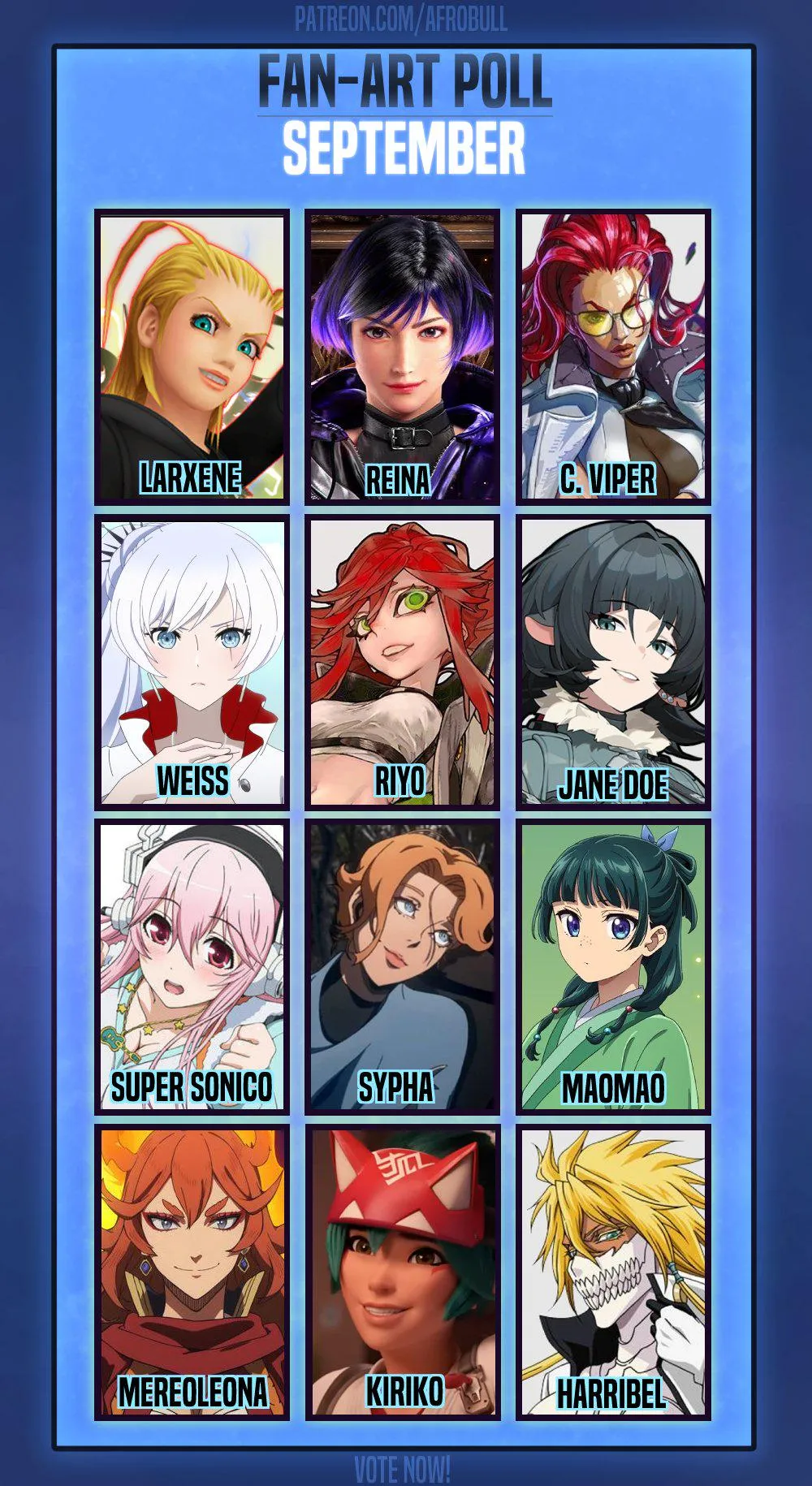 SEPTEMBER 2025 POLL IS LIVE! Who's your pick? 👀