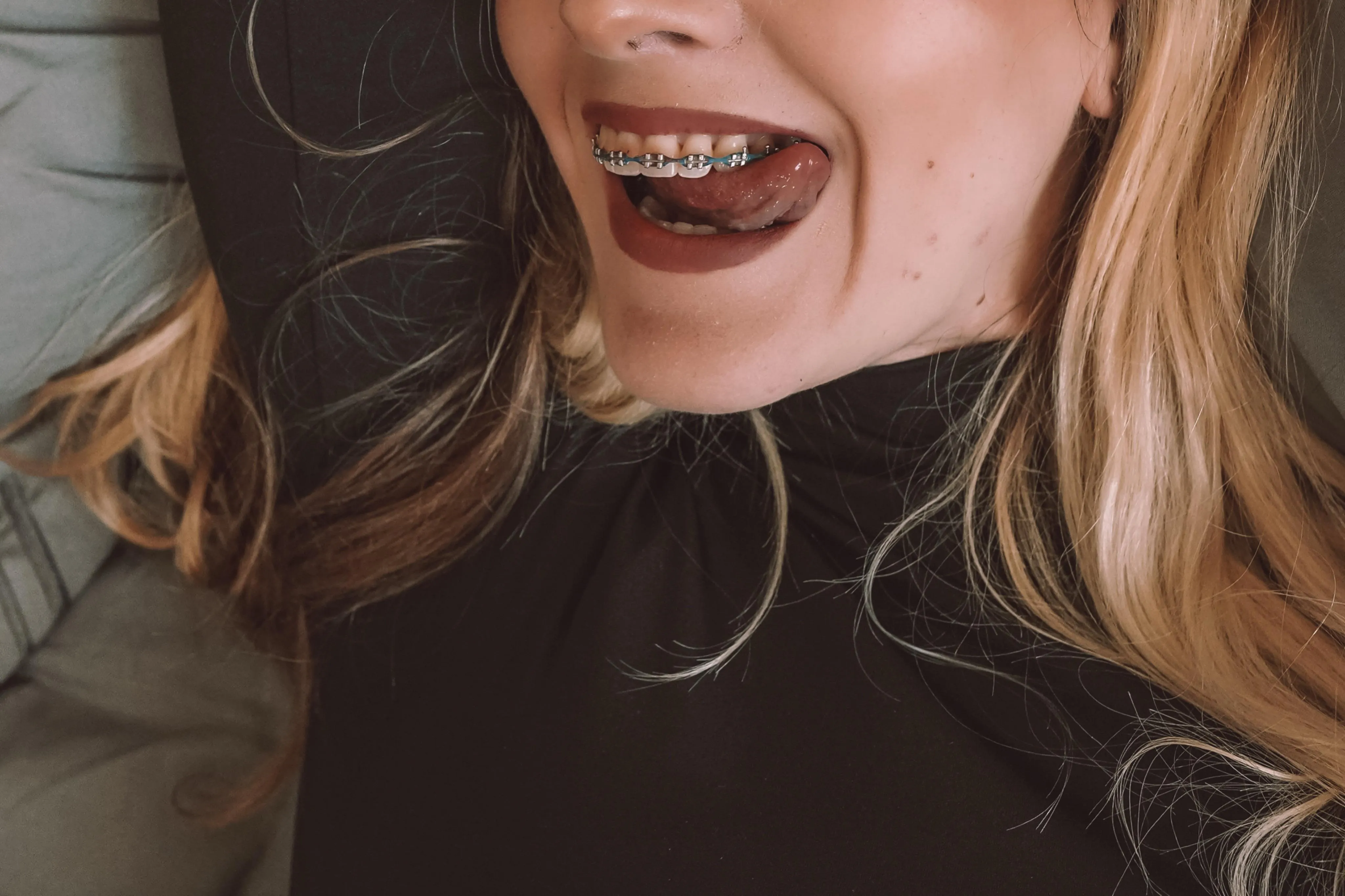 There’s lipstick all over my teeth, but you don’t mind, right?