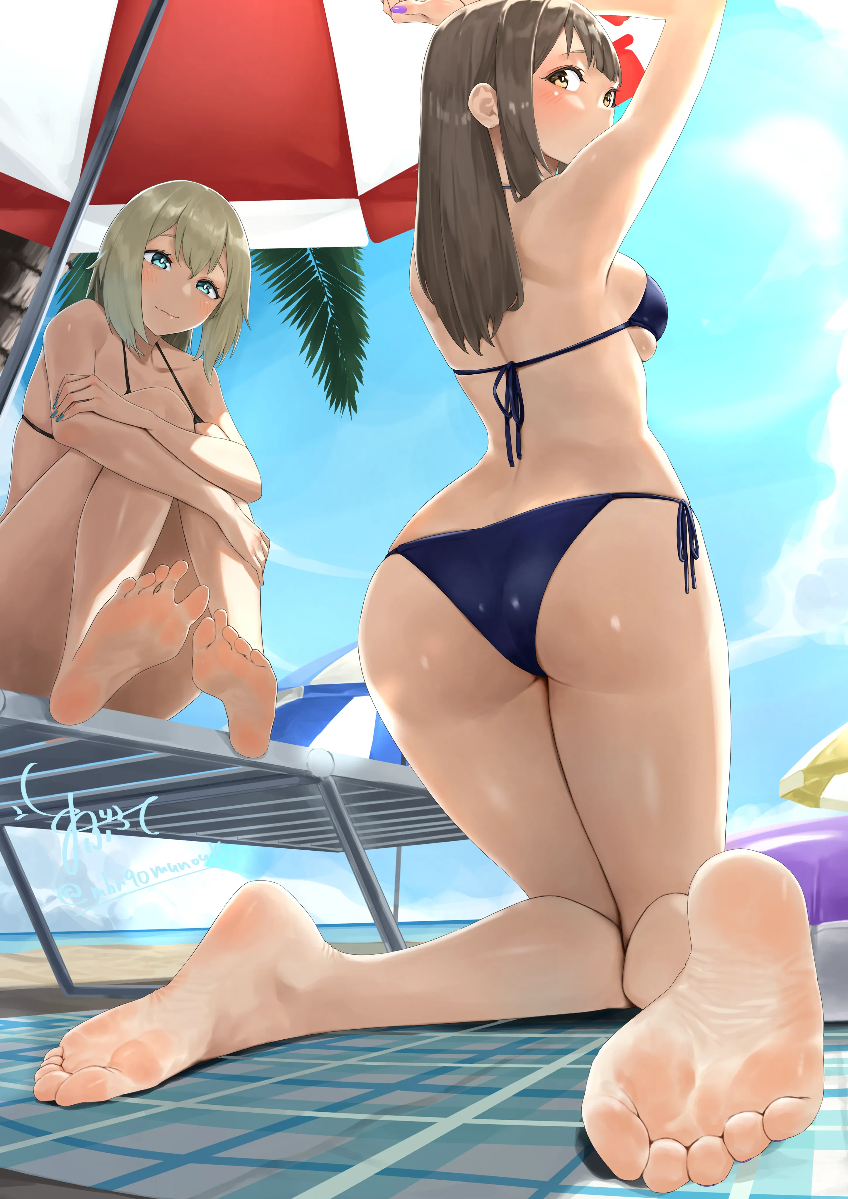 Friends at the beach [Original]