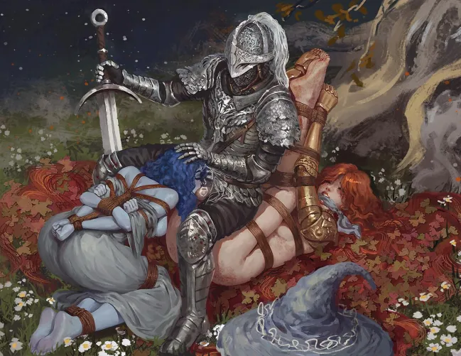 Ranni and Malenia, submissive to Tarnished (saneperson)