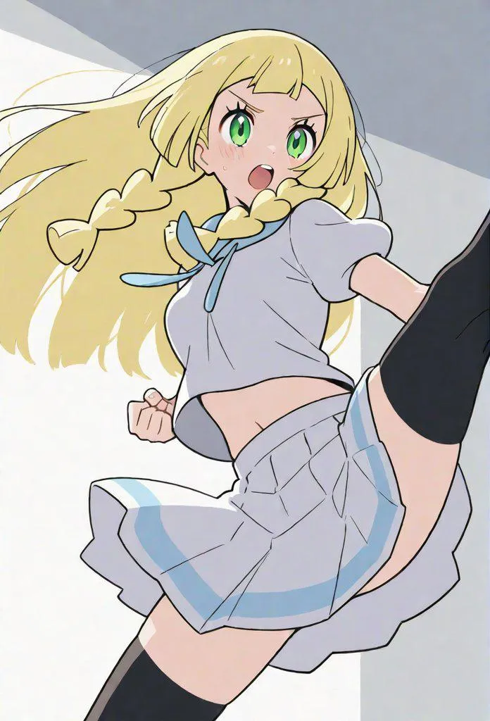 She should kick a little higher~