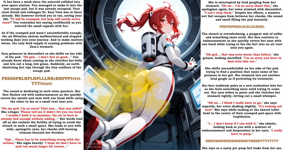 Stinky Emergency In Space Pt. 1 [Fart]