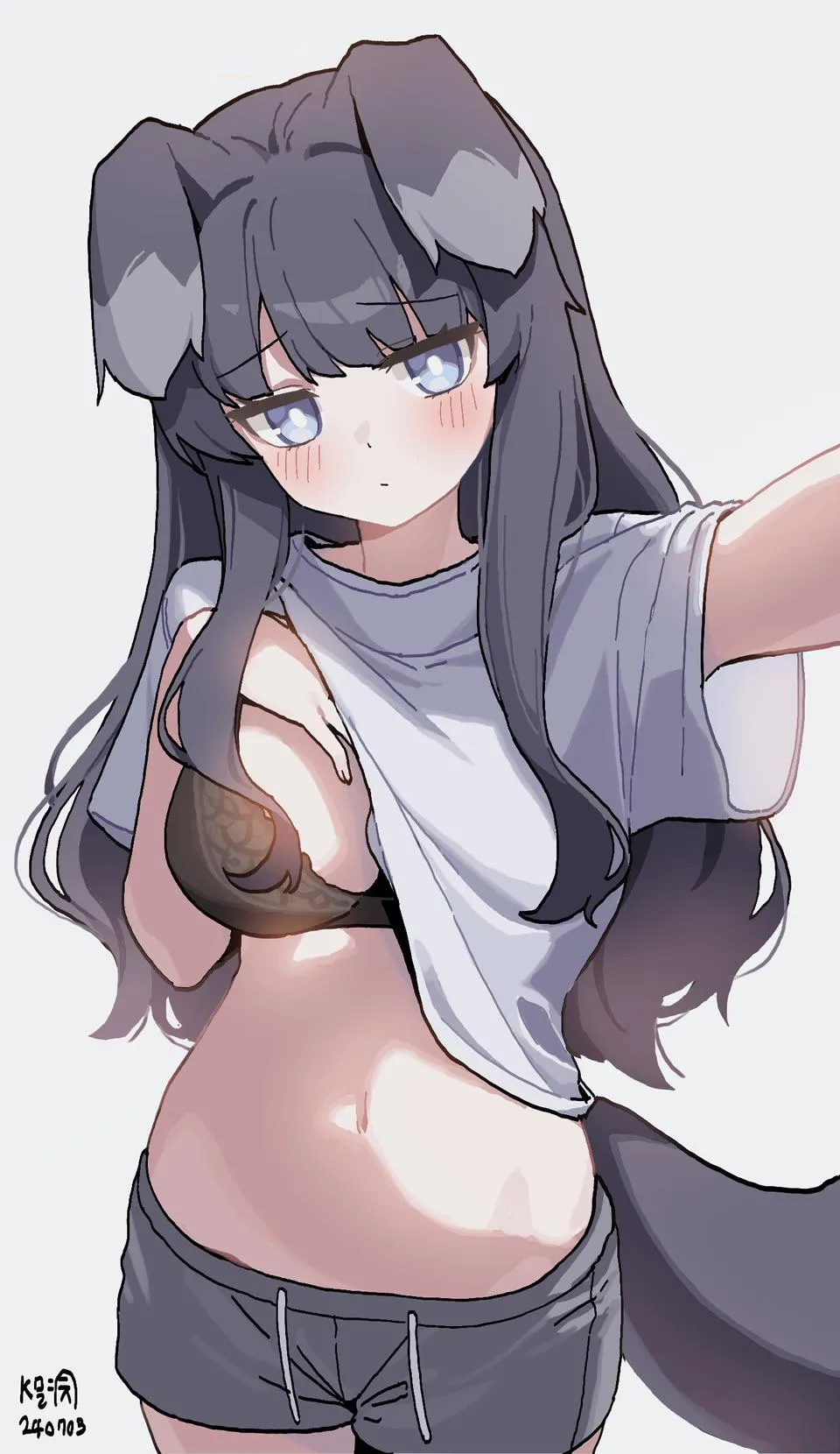 You’re all shy and nervous, how adorable~