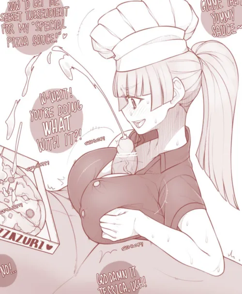 Pizza has to be saucy