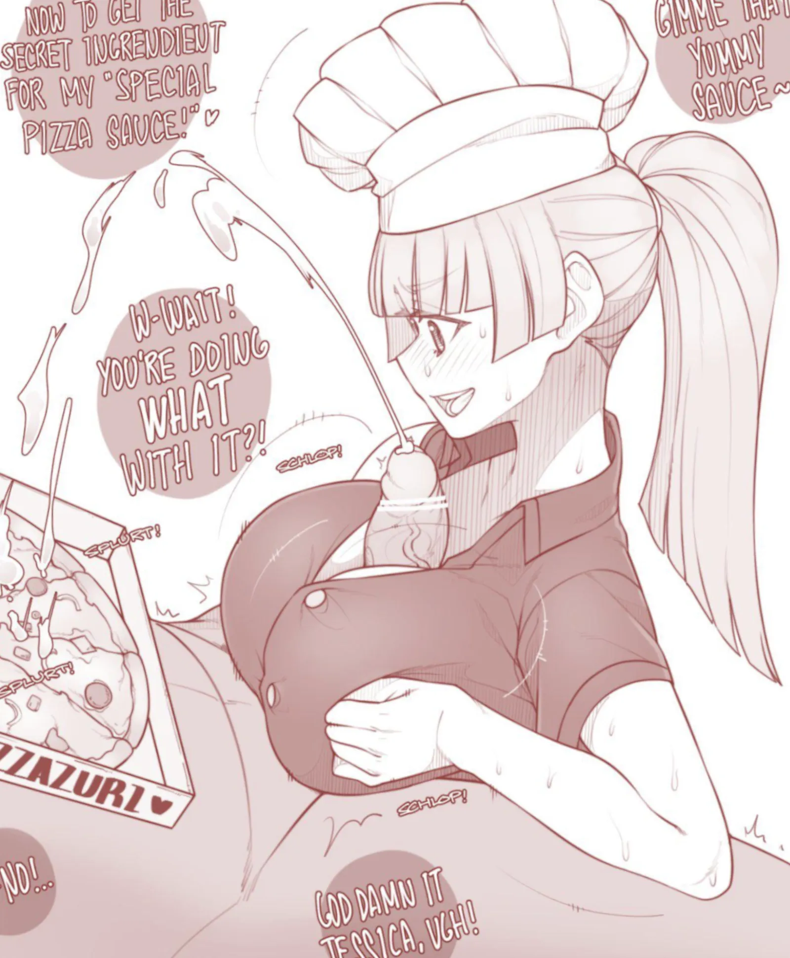 Pizza has to be saucy