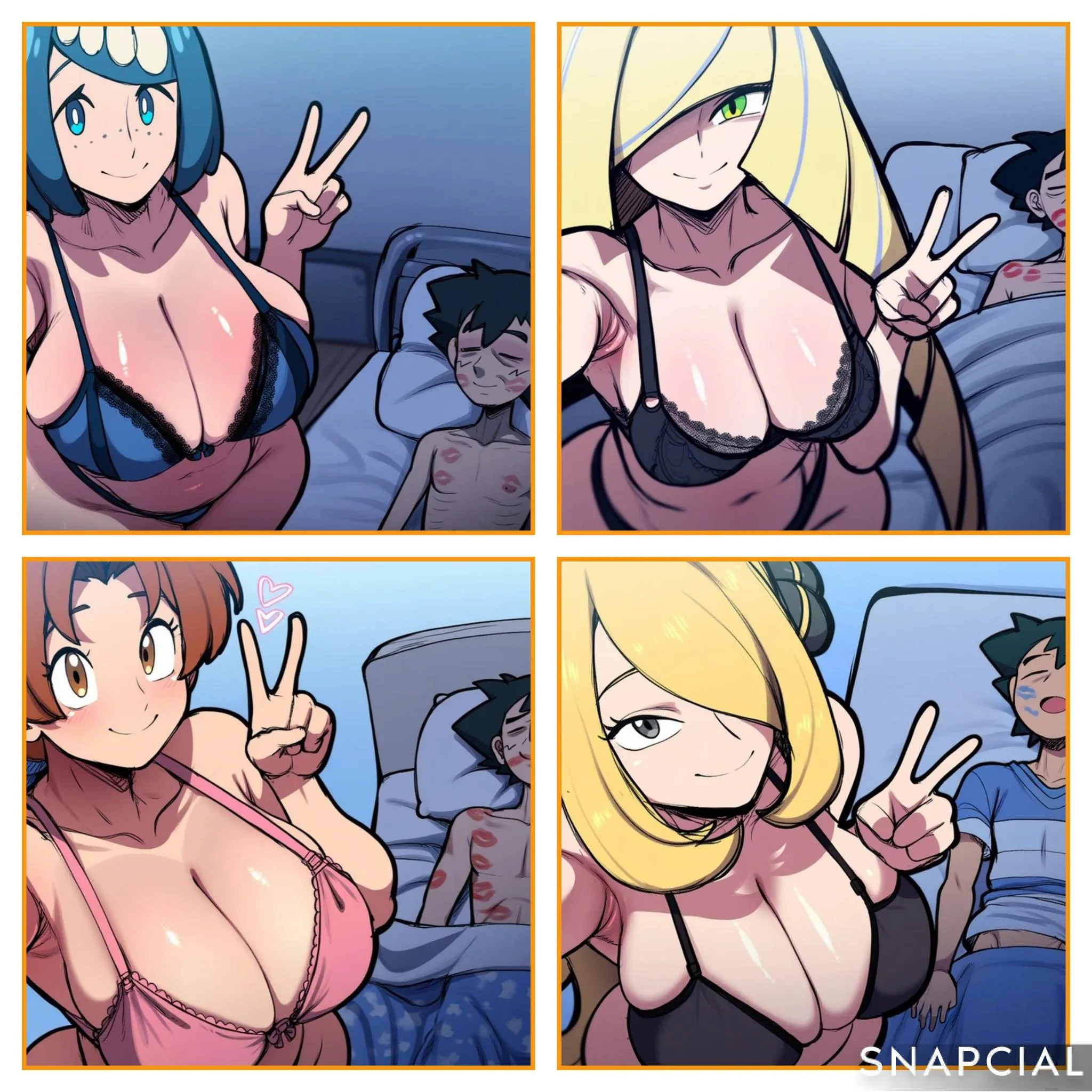 Whom has clicked the best selfie?