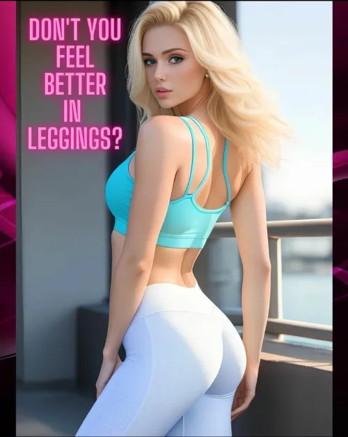 You belong in leggings, Sissy 💋