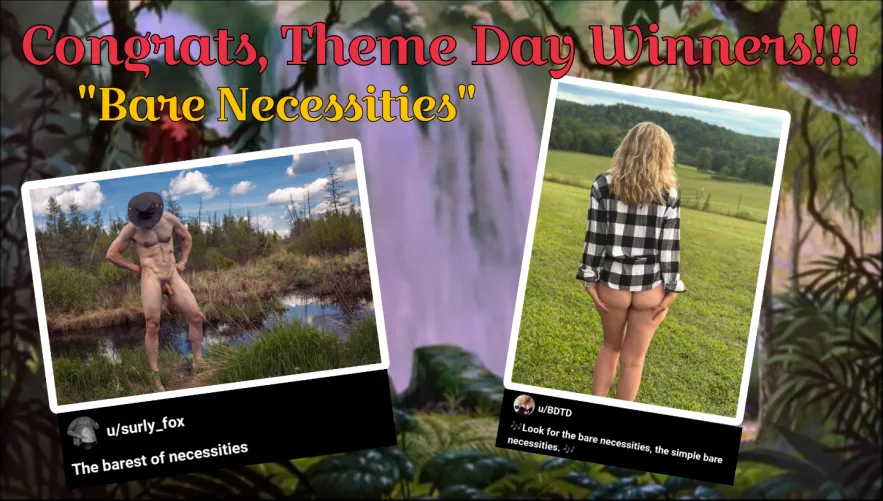 Congrats, Theme Day Winners!!!